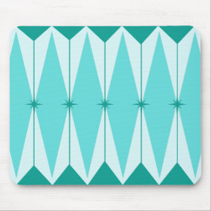 Diamantes geométricos & Starbursts Mousepad