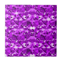 Diamantes perfeitamente roxos