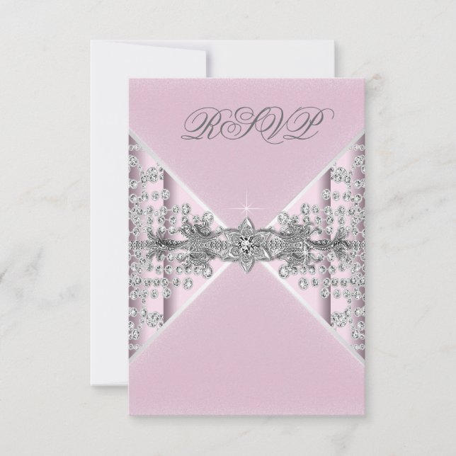 Diamantes Prata Rosa e Prata RSVP (Frente)