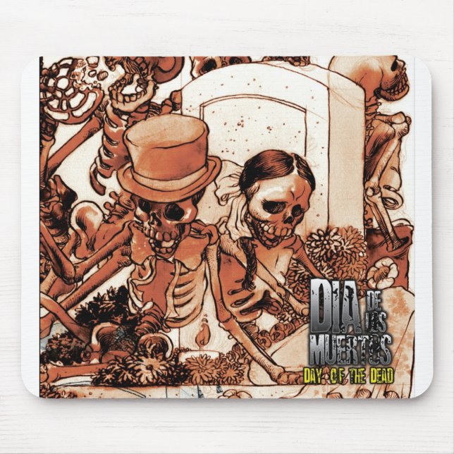 Diâmetro De Los Muertos - dia do Mousepad (Frente)