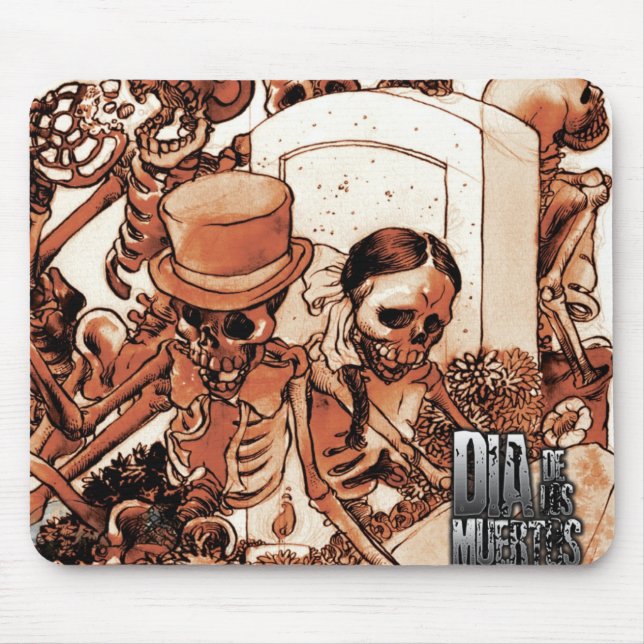 Diâmetro De Los Muertos Mousepad (Frente)