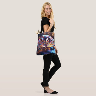 "Diamond Chic: The Luxe Tote Bag"