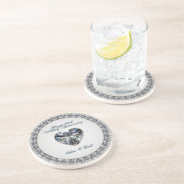 Diamond Heaert 60ª Porta copos de Aniversário de C