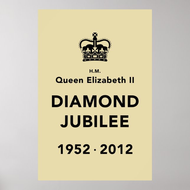 Diamond Jubilee Commemorative Poster [Calm] (Frente)