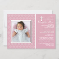 Diamond Lace Pink Fotografia Convite