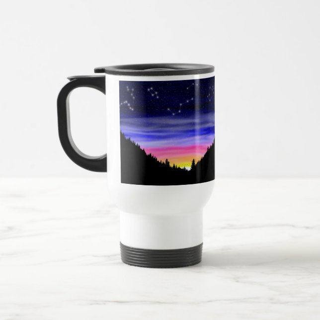 Diamond Night Caneca de viagem (Esquerda)