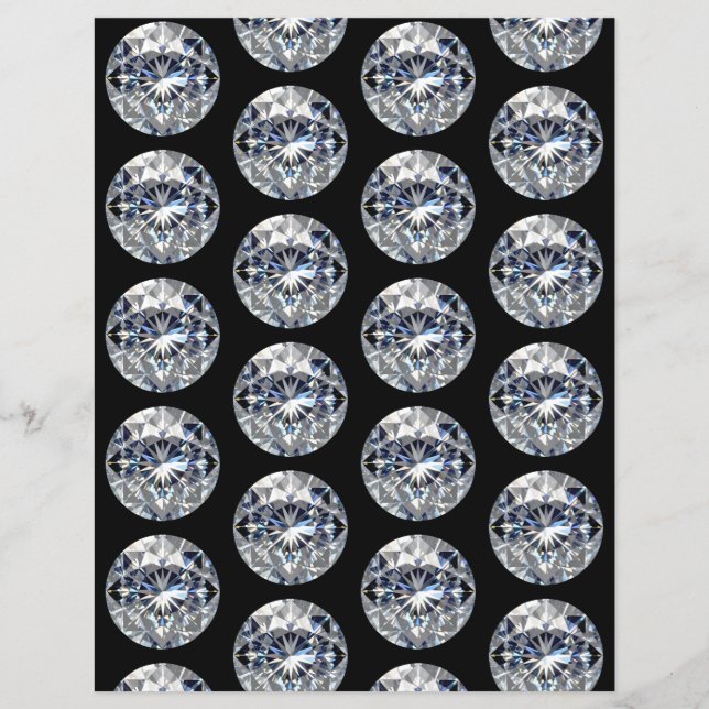 Diamond Scrapbook Paper (Frente)