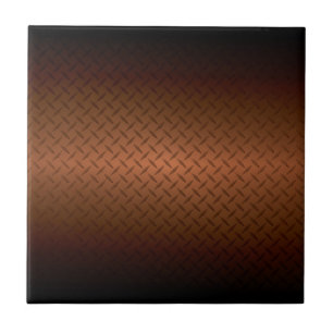 Diamondplate Look Pattern Black to Copper Fade (Pa