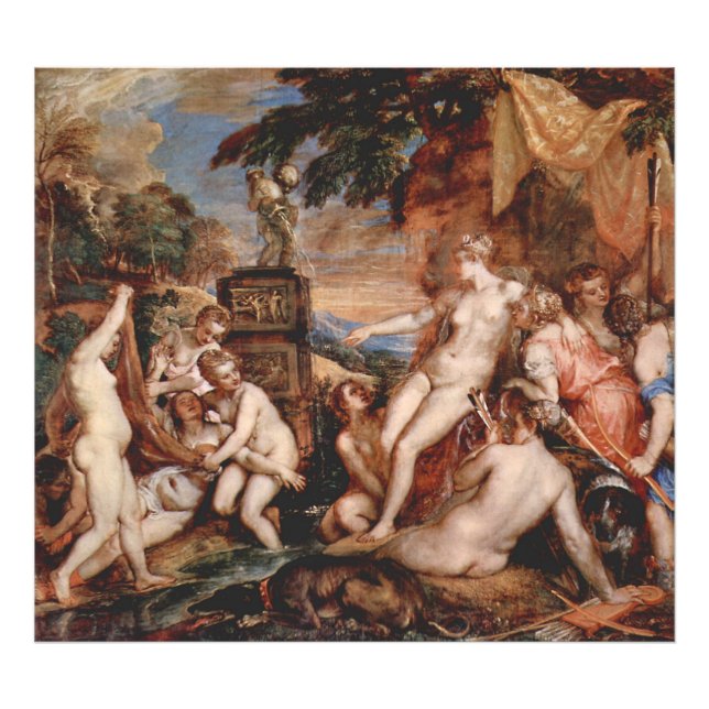 Diana e Callistos Foto Impressão (Frente)