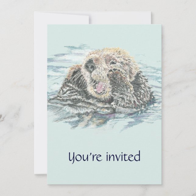 Diapositivo de água, Convite para Festa de anivers (Frente)