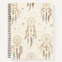 Diário Boho Dreamcatcher | Penas Etéreas