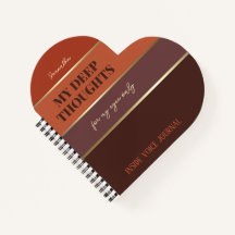 Diário de bolso Dourado Elegante Laranja Dourado e