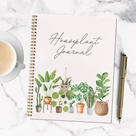 Diário de cotação de horticultura de aquarela