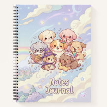 Diário de Notas Amigos Cachorrinho Fofo