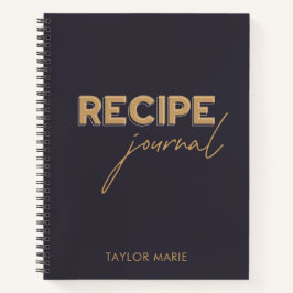 Diário de recebimento personalizado | Azul Indigo