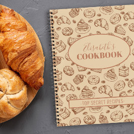 Diário de receitas personalizadas do livro de rece
