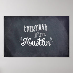 Diário eu sou poster do quadro de Hustlin