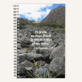 Diário inspiracional, "Para crescer. ."