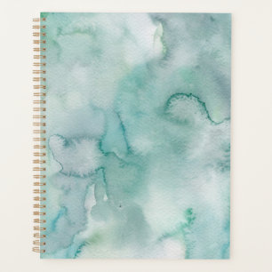 Diário Mínimo do Planejador de Aquarela de Abstrat