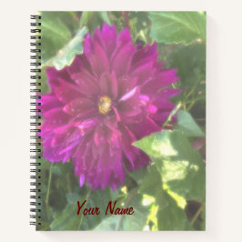 Diário Notebook Dahlia Roxo