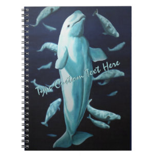 Diário personalizado caderno da baleia da baleia