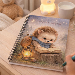 Diário Personalizado Infantilouriço de Leitura Fof