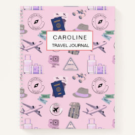 Diário viagem Para Seu Texto Personalizado