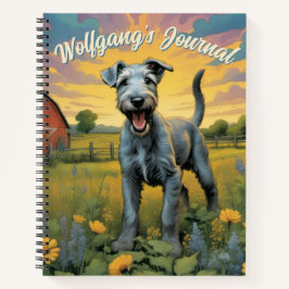 Diário Whimsical Wolfhound Personalizável