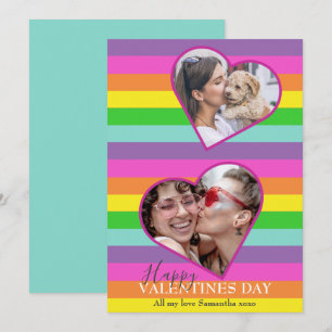 Dias de os namorados LGBTQ Cartões de fotos do Si