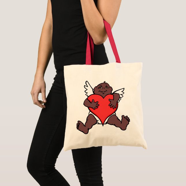Dias de os namorados Token Bag African Cupid Bolsa (Frente (produto))