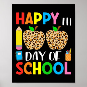 Dias De Professora Em Impressão De Leopardo E Estu