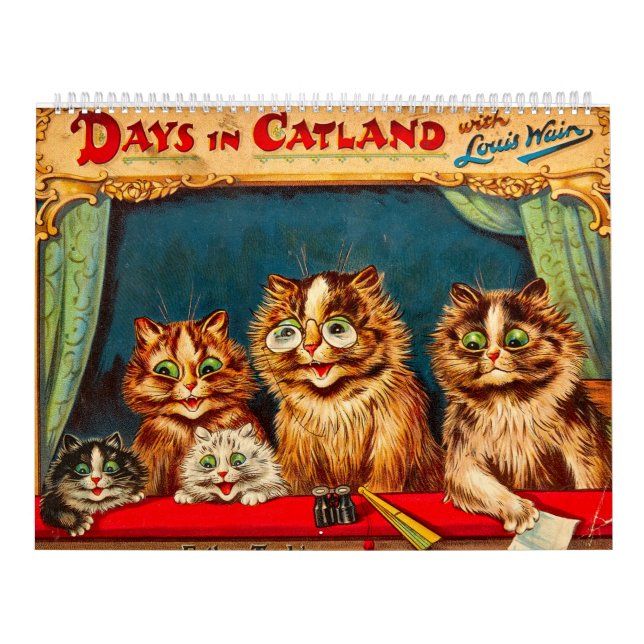Dias em CatLand, Calendário de Louis Wain (Capa)