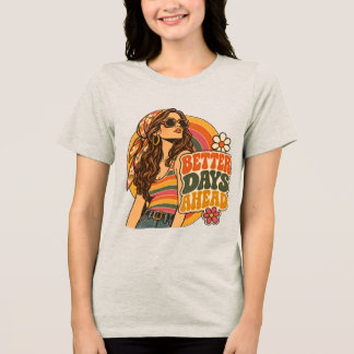 Dias Melhores à Frente Garota Hippie Vintage 70s R