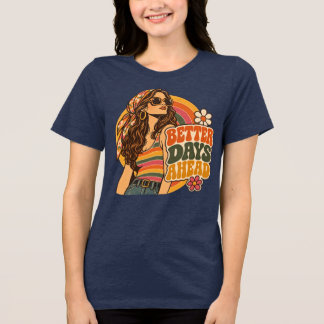 Dias Melhores à Frente Garota Hippie Vintage 70s R