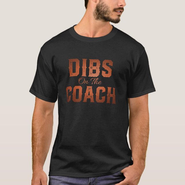 Dibs Na Camisa Da Design De Coach De Basquete (Frente)