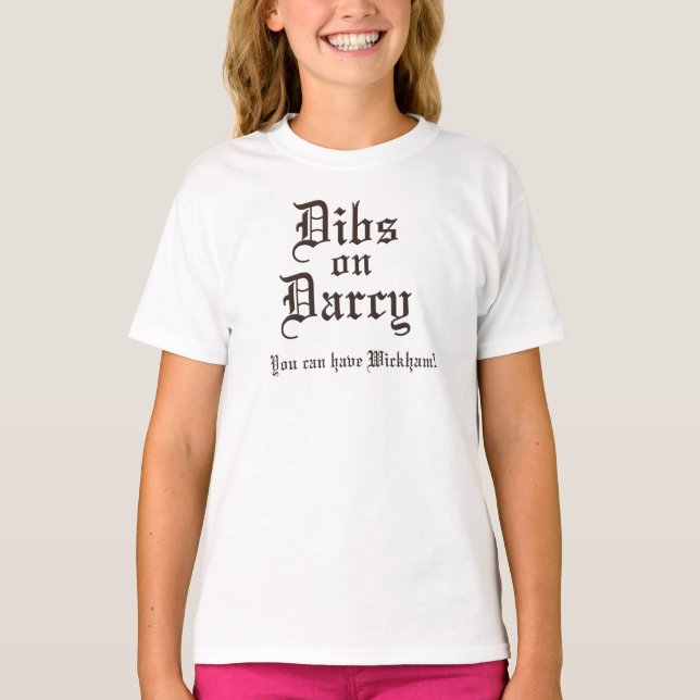 Dibs na camiseta Darcy (Frente)