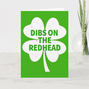 Dibs No Cartão da Sorte da Ruiva