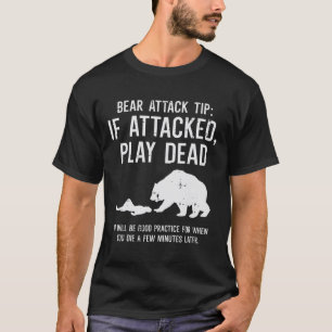 Dica de Ataque de Urso de Acampamento Camisa Diver