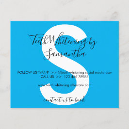 Dica de Instrução de Pós-Cuidados de Dentes Azuis