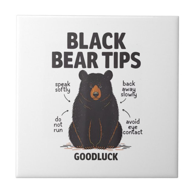 Dicas de Urso Preto boa sorte  (Frente)