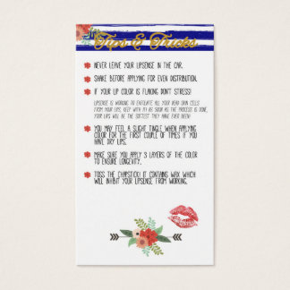 Dicas e truques Lip sense marinho gold