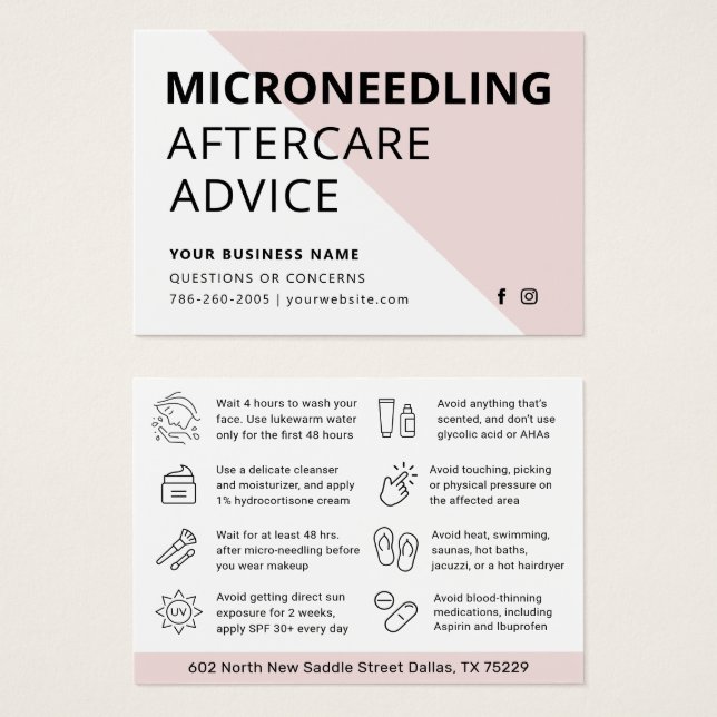 Dicas Modernas de Microneedling com Soft Blush (Frente & Verso)