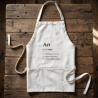 Dicionário de Arte Personalizada Definição Avental