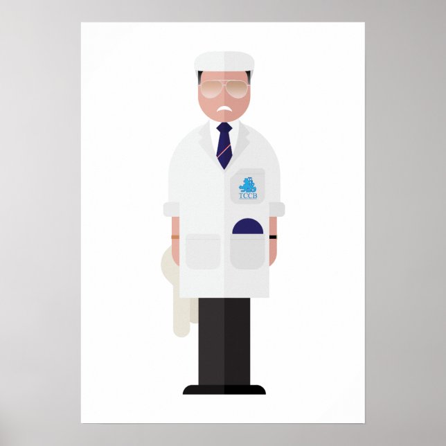 Dickie Bird - Cricket Heritage Poster (Frente)