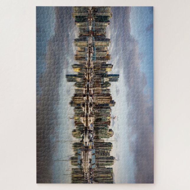 Die Skyline von Vancouver em Kanada Quebra-cabeça (Vertical)