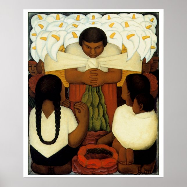 Diego Rivera Art Poster Escolha seu tamanho (Frente)
