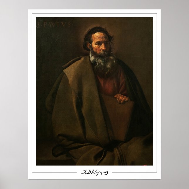 Diego Velázquez Zedign Art Poster nº 13 (Frente)