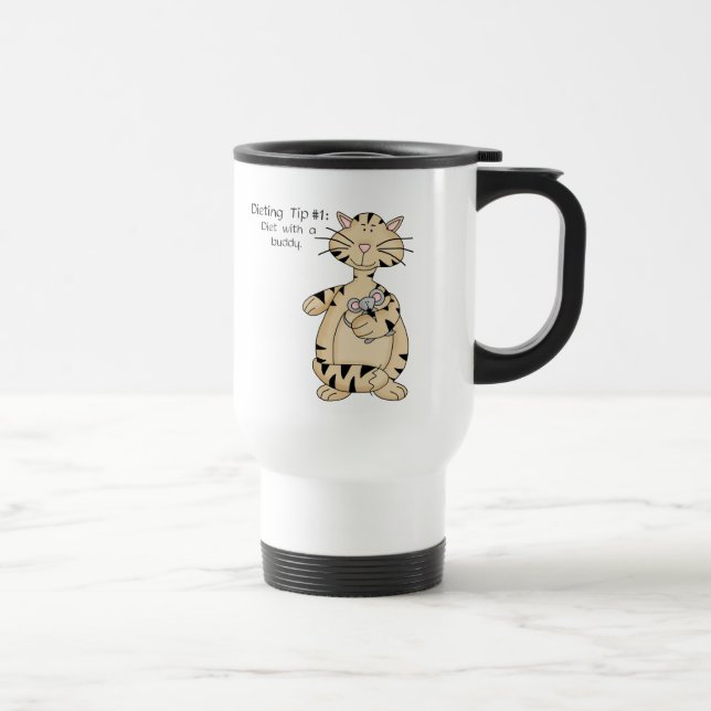 Dieta com um amigo - Caneca de viagem (Direita)