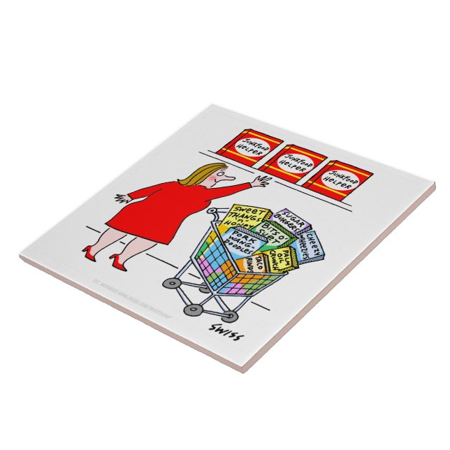 Dieta Engraçada Lembrete de Dieta Dieta Desenhada  (Lateral)