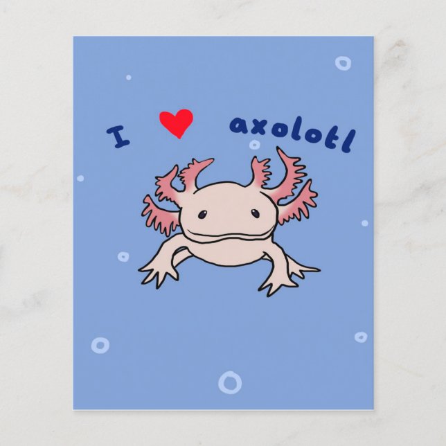 Dif Axolotl Cuta| Axolotl Para Namorados (Frente)